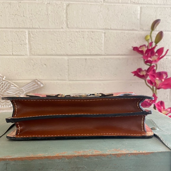 PATRICIA NASH FLORAL LEATHER TOTE NWOT - Picture 7 of 11